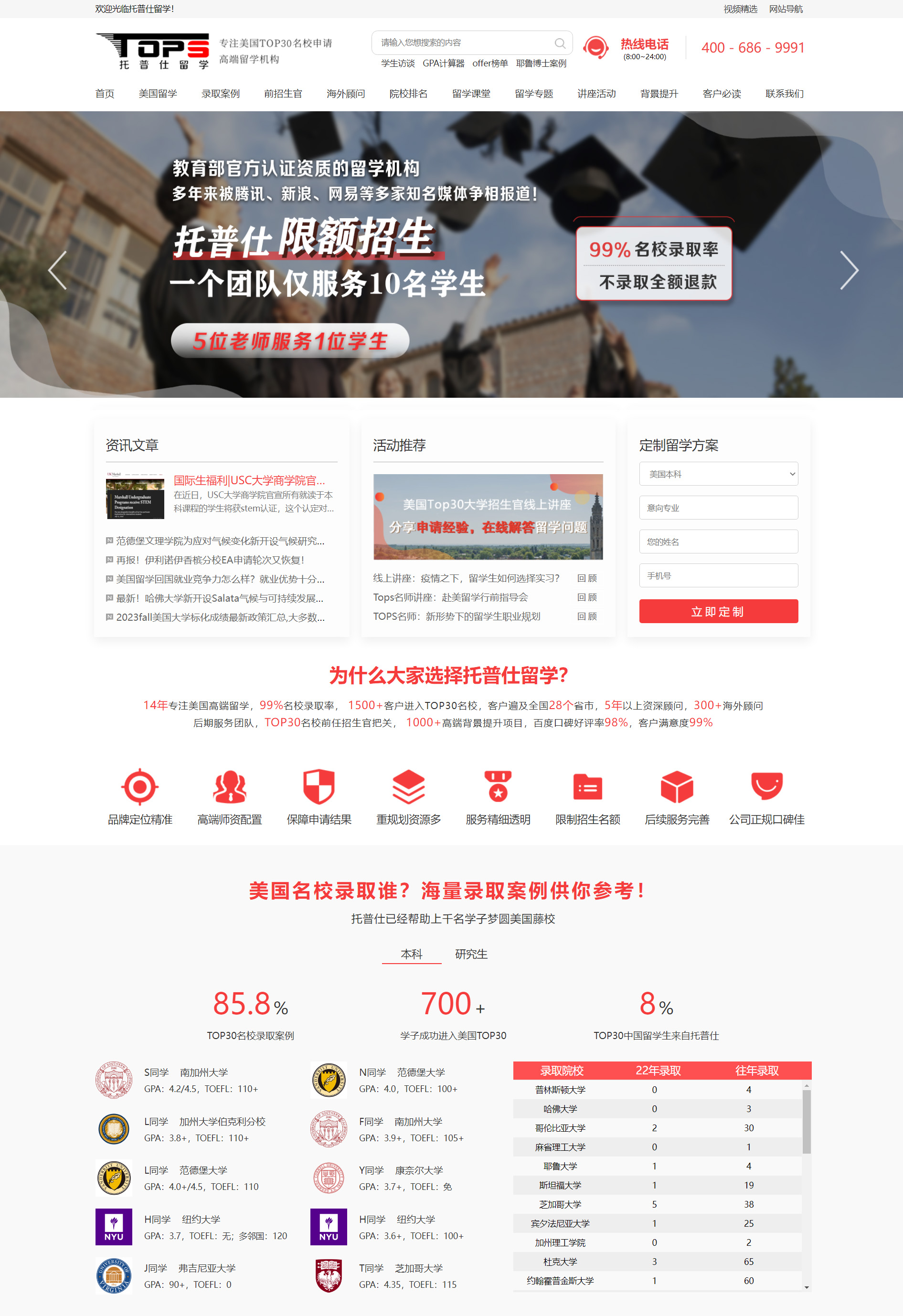 托普仕留學網(wǎng)關鍵詞排名優(yōu)化